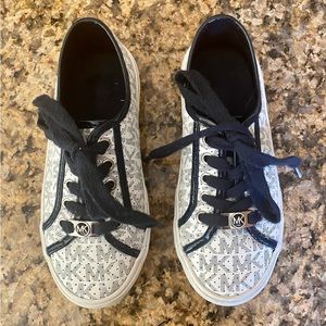 Gently worn girls Michael Kors sneakers